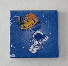 Серветки паперові двошарові Sharm Космонавт 33*33 см 20 штук (141699)