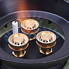 Газова плита туристична з латунними форсунками LJ108 з п'єзопідпалом, Портативна кемпінгова плитка, фото 4