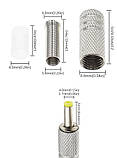Роз'єм штекер живлення тато 4.0x1.7 мм довжина 10 мм., фото 3