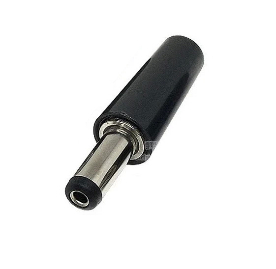 Роз'єм штекер живлення тато 5.5x2.1 довжина 14 мм., фото 1