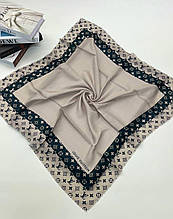 Жіноча брендова хустка Louis Vuitton демісезонна 100*100 см