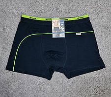 Боксери чоловічі Drole труси чоловічі бавовняні чорні розмір М-2XL