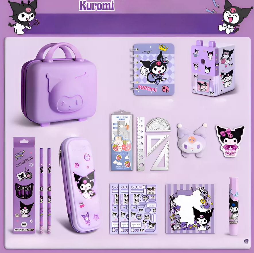 Дитячий набір канцелярського приладдя для школи Куромі Kuromi Dt, фото 1