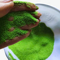 Цветной мраморный песок 0,2 0,8 мм, салатовый