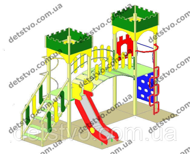 Дитячий ігровий комплекс Двійка, фото 1