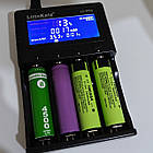 Універсальний зарядний пристрій для акумуляторів 18650 і батарейок 4 канали LiitoKala Lii-PD4, фото 9