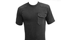 Футболка тактична з коротким рукавом (Black) тільки  (46); (48); (56); (60)