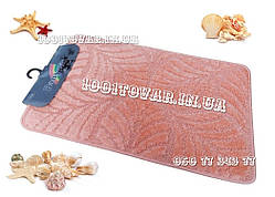 Набір із 2 килимків у ванну Banyolin 80х50 і 40х50 см. кораловий колір