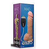 Вібратор на присоску EGZO Ciberskin DVR006 ( 23,5 см х 5 см), фото 5