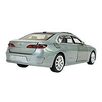 Машина метал BMW i7 срібло 1:24 Автопром світло звук відкр двері капот багажник 22*8*6,5 см (68283A), фото 6