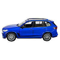 Машина метал BMW X5M синя 1:32 Автопром світло звук відкр двері 15*6*5,5 см (68497), фото 4