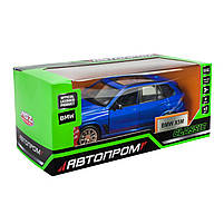 Машина метал BMW X5M синя 1:32 Автопром світло звук відкр двері 15*6*5,5 см (68497), фото 6