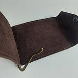 Зажим для грошей Вишиванка - тиснення коричневий (21484), фото 4