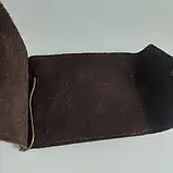 Зажим для грошей Вишиванка - тиснення коричневий (21484), фото 5