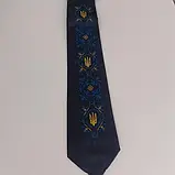 Краватка з вишивкою синя (290002), фото 2