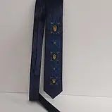 Краватка з вишивкою синя (290002), фото 3