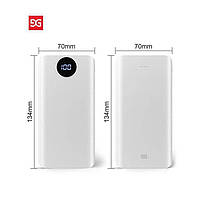 Універсальна мобільна батарея Gusgu Xiamen Mini 80000M 20000 mAh White (GB/T-35590/UA-102807), фото 4