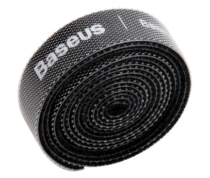 Кабельний органайзер Baseus Colourful Circle Velcro strap (50см) Black (ACMGT-А01)