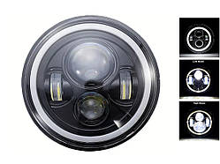 Світлодіодна фара кругла JR-4/1-45W(ST) 7 дюймів для ВАЗ 2101, 2121 Нива, Jeep, Suzuki