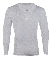 Нательная мужская футболка с длинным рукавом - Ceylanoglu - Серый