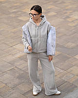 Жіночий спортивний костюм Milk 3в1 сірий ВТ68058