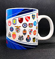 Шикарна чашка для любителя футболу. Футбольна чашка 600 мл. Велика чашка футбол