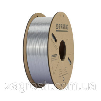 Promo Цена! Пластик для 3D-принтера Voltronic PETG 1.75мм, 1кг, silver (2880000418665) - только на ZaGrosh.com.ua, фото 1