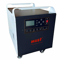 2кВт система зберігання енергії Must HBP18-2024OS з ручками з інвертором ДБЖ 2кВт АКБ LiFePO4 2.56кВт