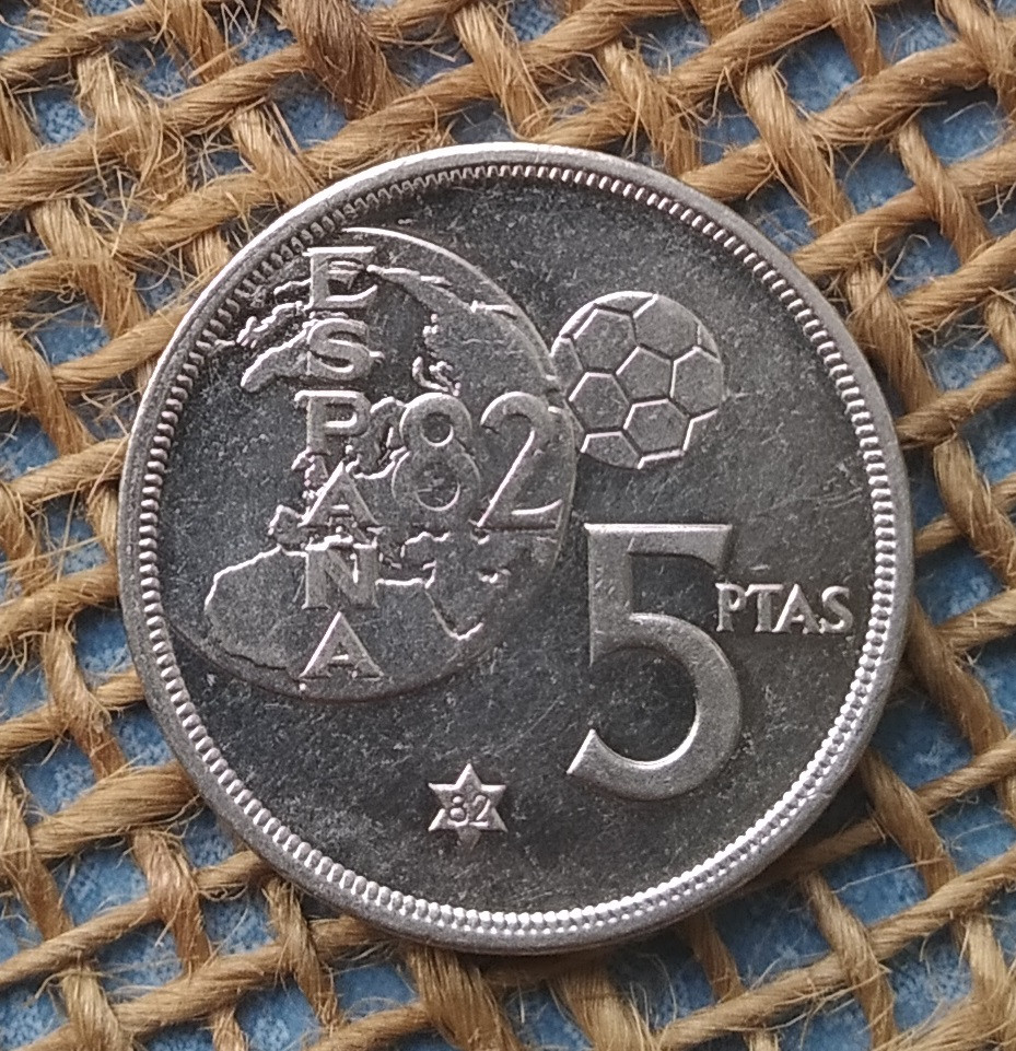 5 песет 1980 року. (82) Iспанiя, фото 1
