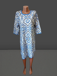 Нічна сорочка жіноча на байці 100% бавовна Україна р.48-58. Від 6шт по 175грн.