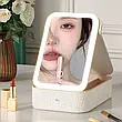 Багатофункціональний косметичний бокс з LED- дзеркалом і підсвіткою Білий, фото 8