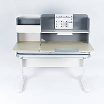 Комплект меблів Fundesk Ginepro Grey + дитяче крісло Fundesk Leone Grey, фото 2