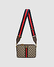 🦁 Gucci Ophidia Medium Crossbody Bag Beige 24 x 16 x 5.5 см, фото 2