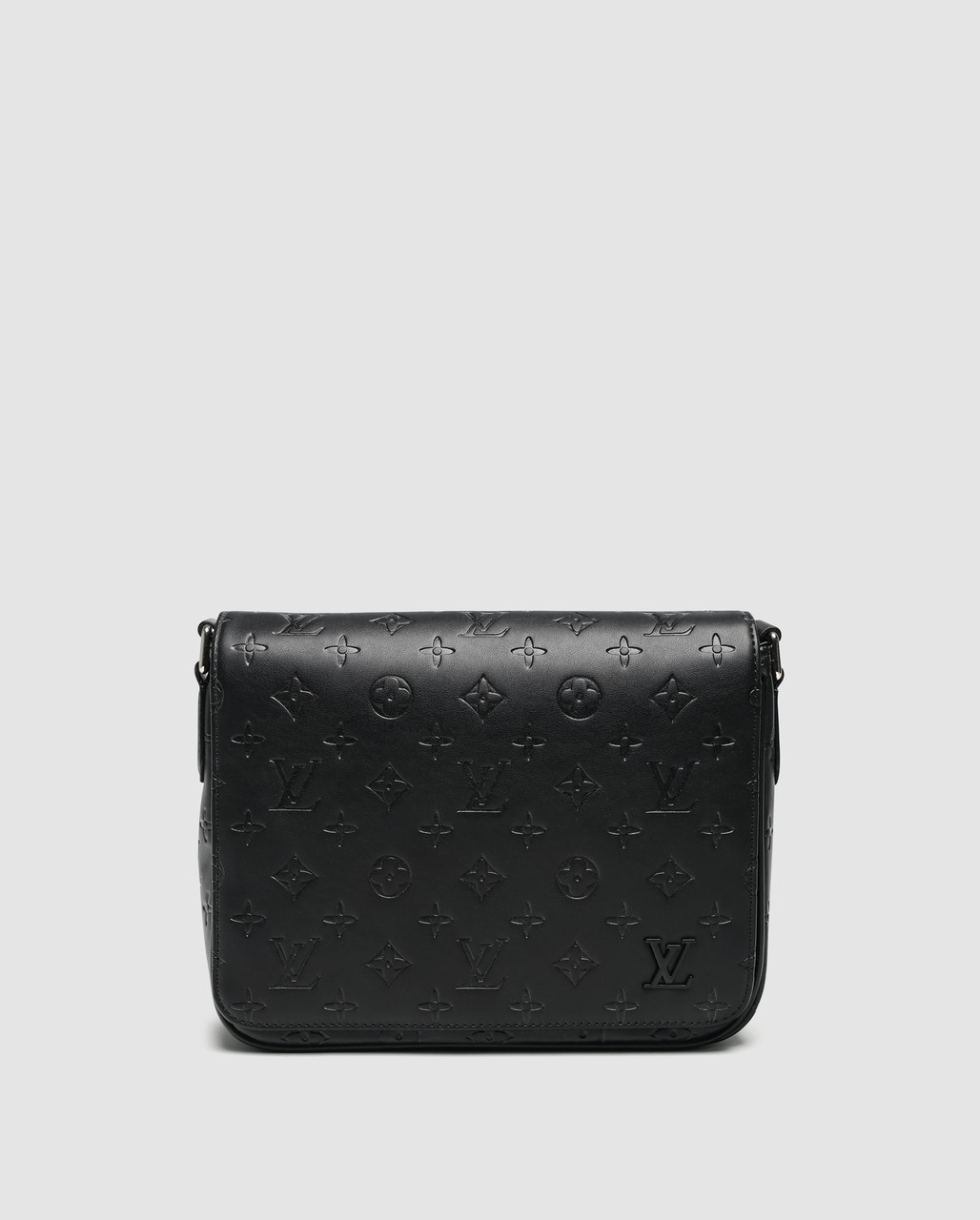 🦁 Louis Vuitton District PM Monogram Embossed Leather Black 26 х 20 х 6 см, фото 1