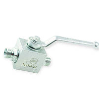 Кран кульовий гідравлічний 3-х ходовий S22-S22-S22 (М18х1,5-М18х1,5-М18х1,5) JUBANA