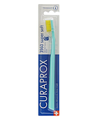 Зубна щітка Curaprox Super Soft d 0,12 мм бірюзова жовта серединка