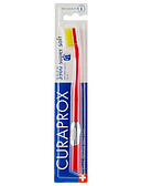 Зубна щітка Curaprox Super Soft d 0,12 мм червона жовта серединка