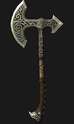 Нордська сокира з візерунками у стилі Skyrim, ручної роботи, подарунок