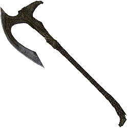 Ельфійська сокира з витонченими візерунками ручної роботи, подарунок для фанатів середньовіччя