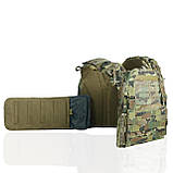 Камербанди Kiborg мультикам з кишенями та швидким скидом Gen.2, 2 шт. з балістичними пакет Militex 1 класу захисту, фото 3