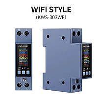 Автомат-ватметр змінного струму 8-в-1, KWS-303 Wi-Fi, 40 А