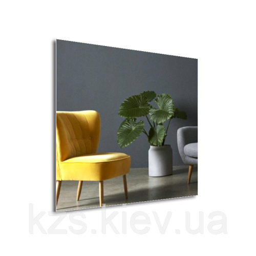 Дзеркало прямокутне з полірованим краєм 250х250мм, фото 1
