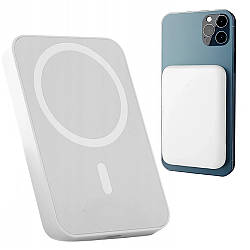 Повербанк 15000mAh, MagSafe, ZX106 / Магнітний павербанк бездротовий / PowerBank / Повербанк для телефону