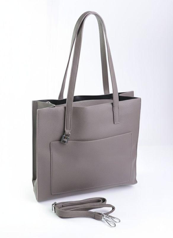 Сумка Женская Классическая кожа 00108 Grey.Купити жіночі сумки гуртом і в роздріб із натуральної шкіри в Україні