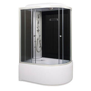 Душовий бокс Vivia 81 L RC лівий 120х80х215 см з глибоким піддоном асиметричний з гідромасажем