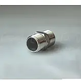 Ніпель різьбовий нержавіючий DN20 (3/4") з шестигранником, н/ж сталь AISI304, різьба BSPP, Class 150, фото 8