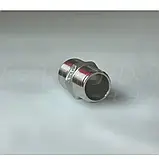 Ніпель різьбовий нержавіючий DN20 (3/4") з шестигранником, н/ж сталь AISI304, різьба BSPP, Class 150, фото 2