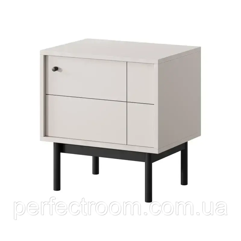 Тумба приліжкова однодверна у спальню JAPANDI S54 Кашемір