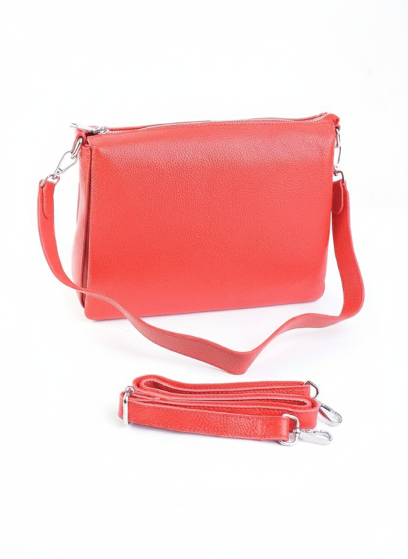 Сумка Женская кожа 2087 Red.Купити жіночі сумки гуртом і в роздріб із натуральної шкіри в Україні