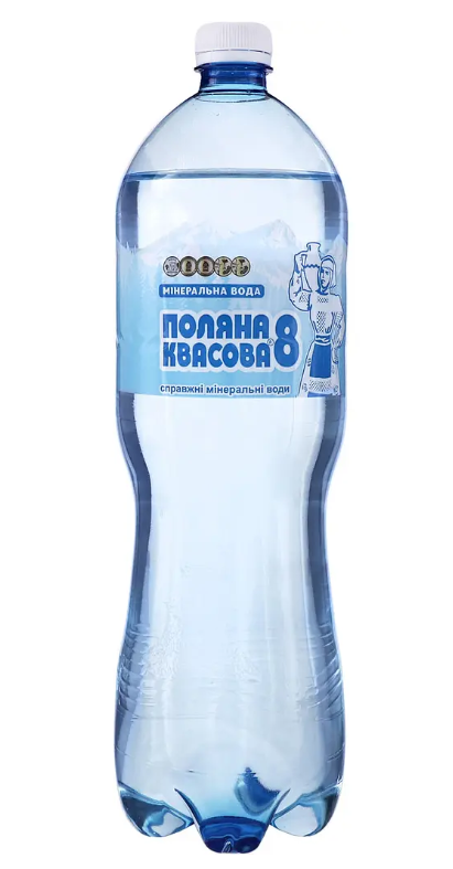 Мінеральна вода Поляна Квасова-8 сильногазована 1,5л
